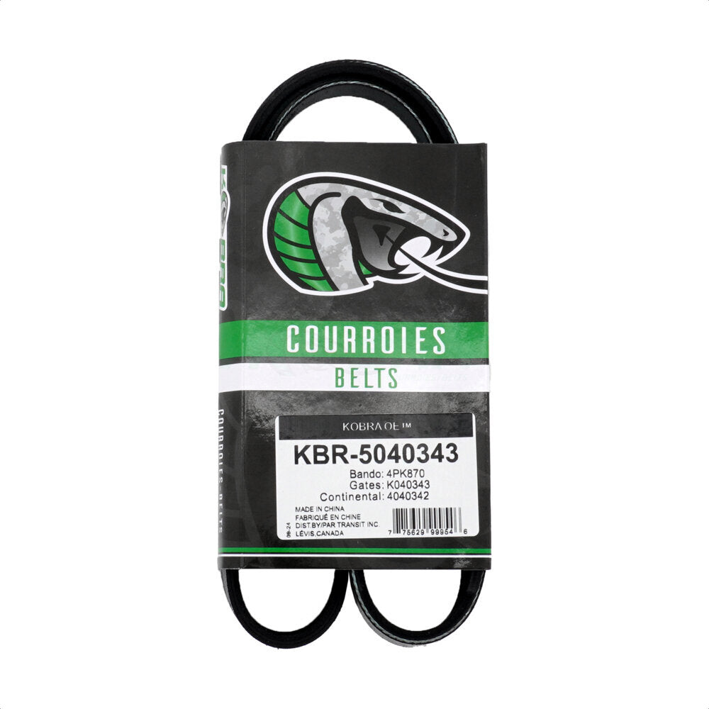 Courroie serpentine pour Toyota 4Runner Tacoma BMW X5 Corolla Acura Integra Honda CR