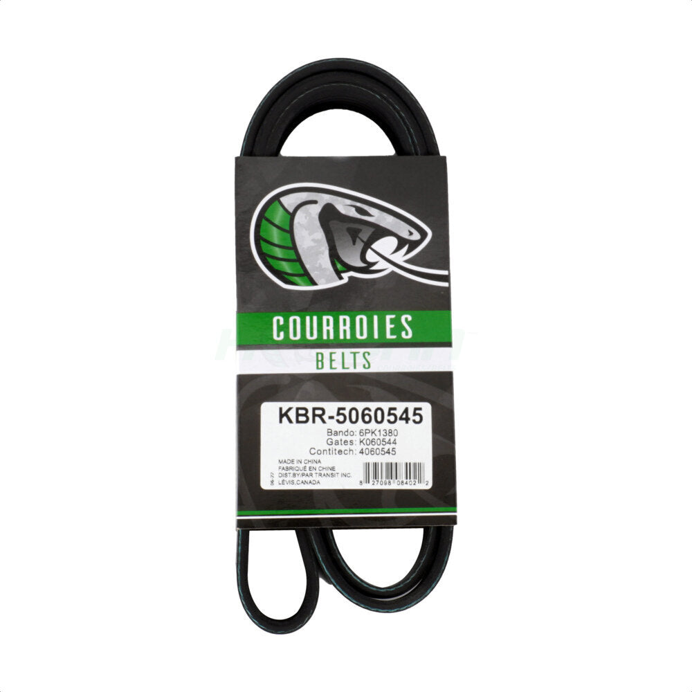 Courroie serpentine d'entraînement principal pour Chevrolet Buick Encore Trax Sonic KBR-5060545