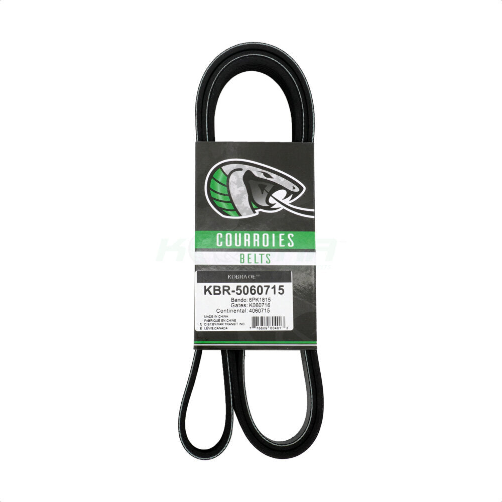 Courroie serpentine d'entraînement principal pour GMC Chevrolet Sierra 1500 Silverado Ford Ranger