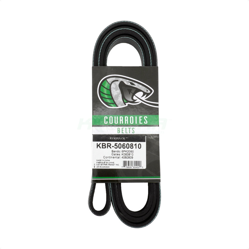 Courroie serpentine pour Ford F-350 Super Duty F-250 Jeep Kia Hyundai Santa Fe Rondo