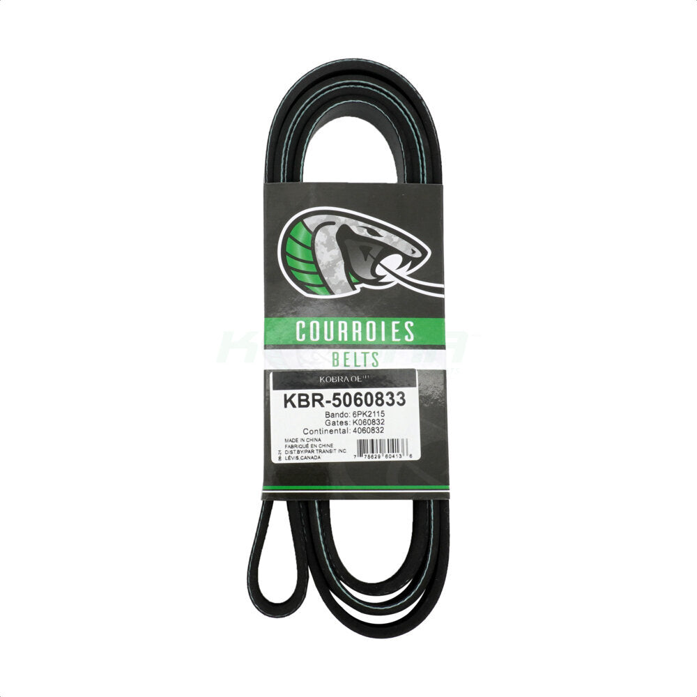 Courroie serpentine pour Honda HR-V Ford F-150 Porsche 911 Boxster Chevrolet Camaro
