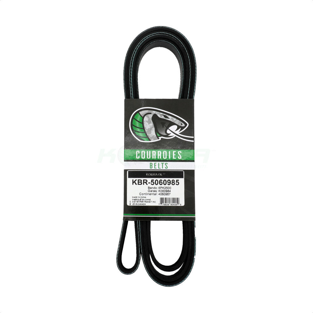 Ceinture serpentine pour Ford E-350 Super Duty Chevrolet GMC Mustang K2500 E-250 350