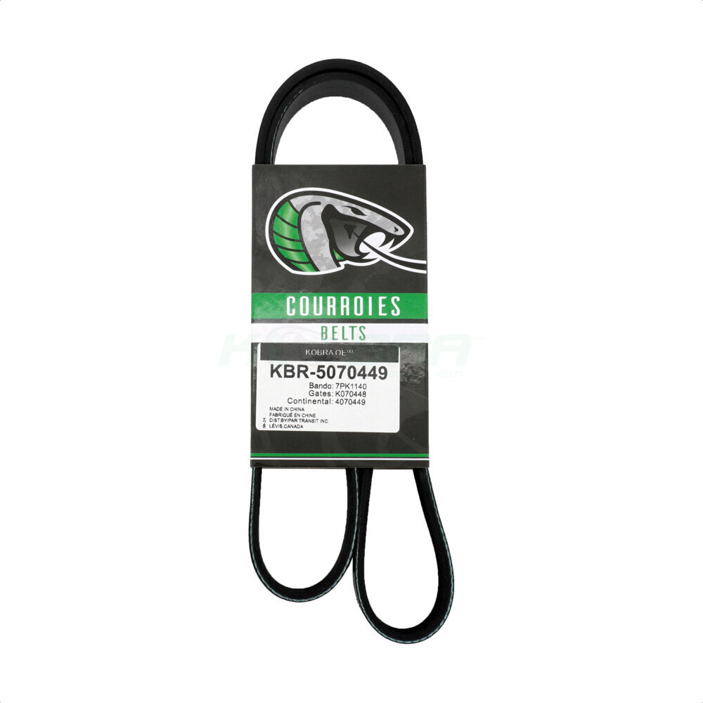 Courroie serpentine d'entraînement principal pour Nissan Versa 1,6 l 2009 – 2011 avec climatisation