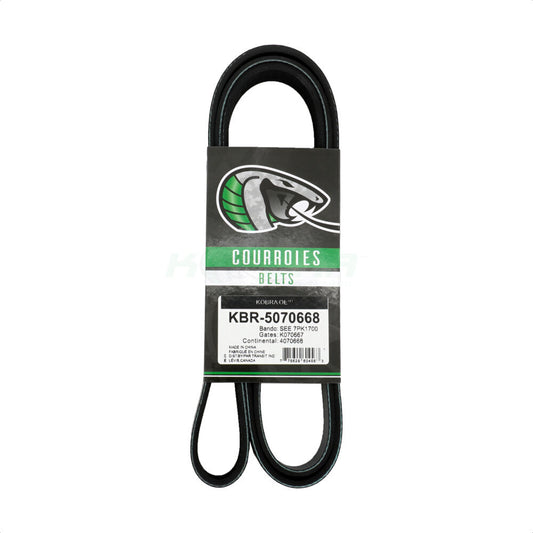 Courroie serpentine d'entraînement principal pour Honda Civic Acura ILX 2,4 l KBR-5070668