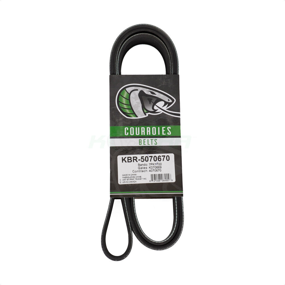 Courroie serpentine d'entraînement principal pour Nissan Altima Murano Maxima Acura RSX KBR-507067