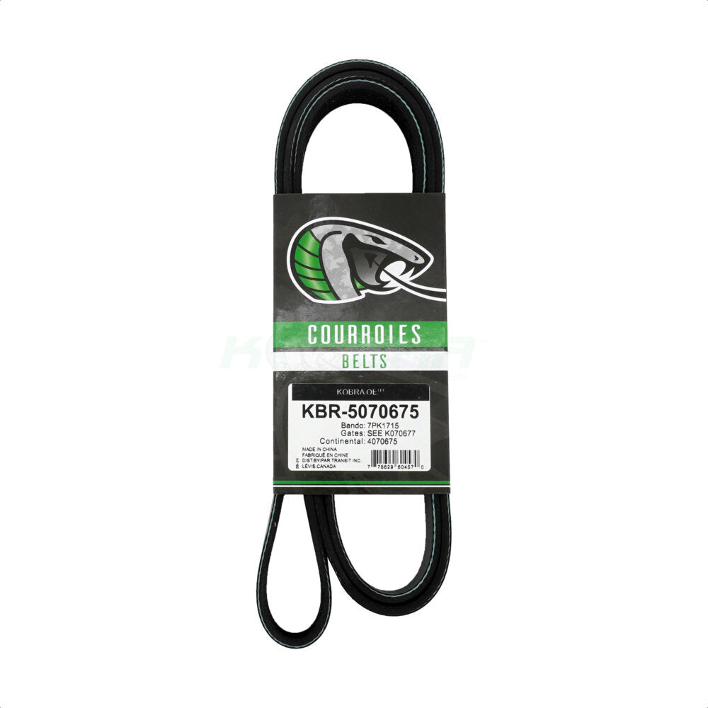 Courroie serpentine pour Acura TSX GMC Peterbilt Chevrolet 330 C60 Kodiak C70 C6000
