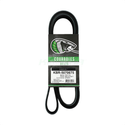 Courroie serpentine pour Acura TSX GMC Peterbilt Chevrolet 330 C60 Kodiak C70 C6000