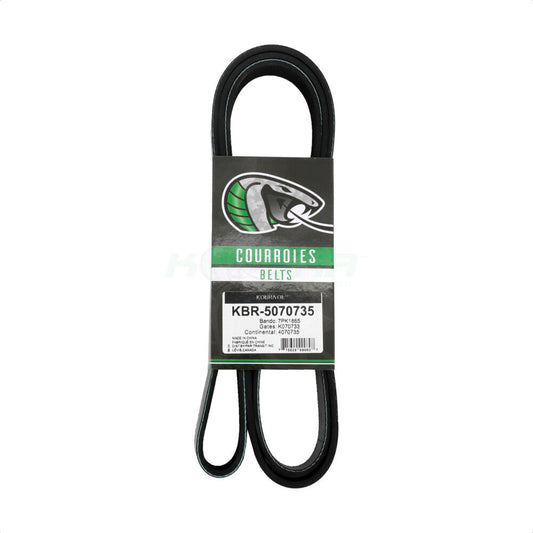 Courroie serpentine d'entraînement principal, pour Toyota Tacoma BMW 535i xDrive 535xi Dodge Viper