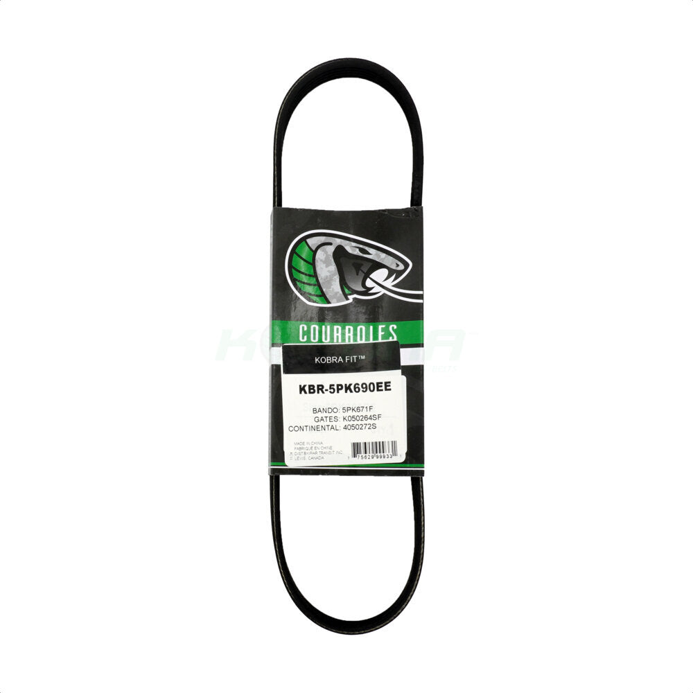 Courroie serpentine pour Mazda 3 Ford Fiesta 5 KBR-5PK690EE