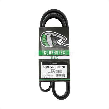 Courroie serpentine de compresseur pour Land Rover Range Sport LR4 KBR-6080570
