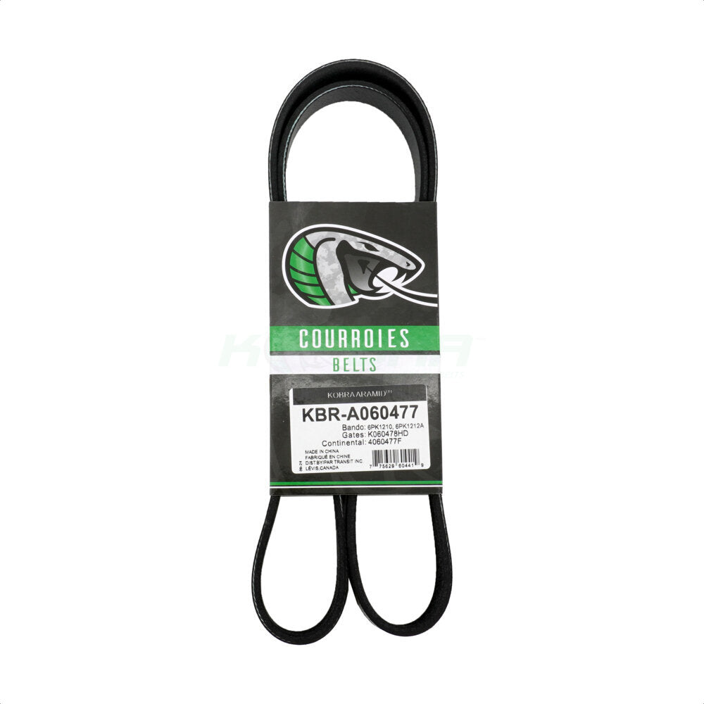 Courroie serpentine d'entraînement principal pour Nissan Sentra kick NV200 Versa KBR-A060477