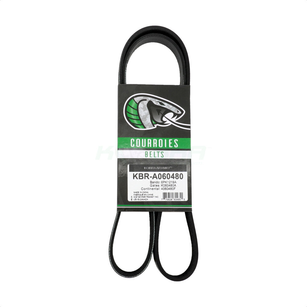 Courroie serpentine d'entraînement principal pour Nissan Sentra KBR-A060480