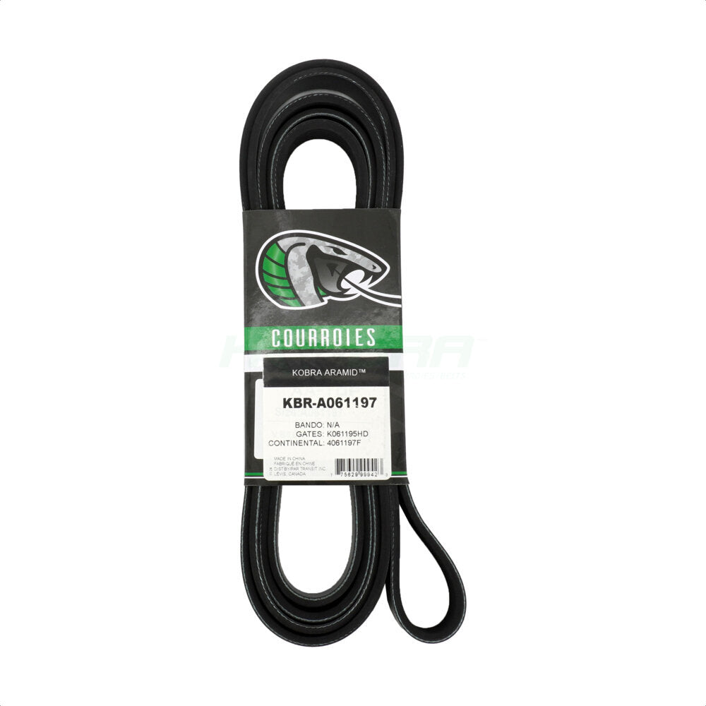 Courroie serpentine d'entraînement principal, pour GMC Sierra 2500 HD Chevrolet 3500 Silverado 6,6l