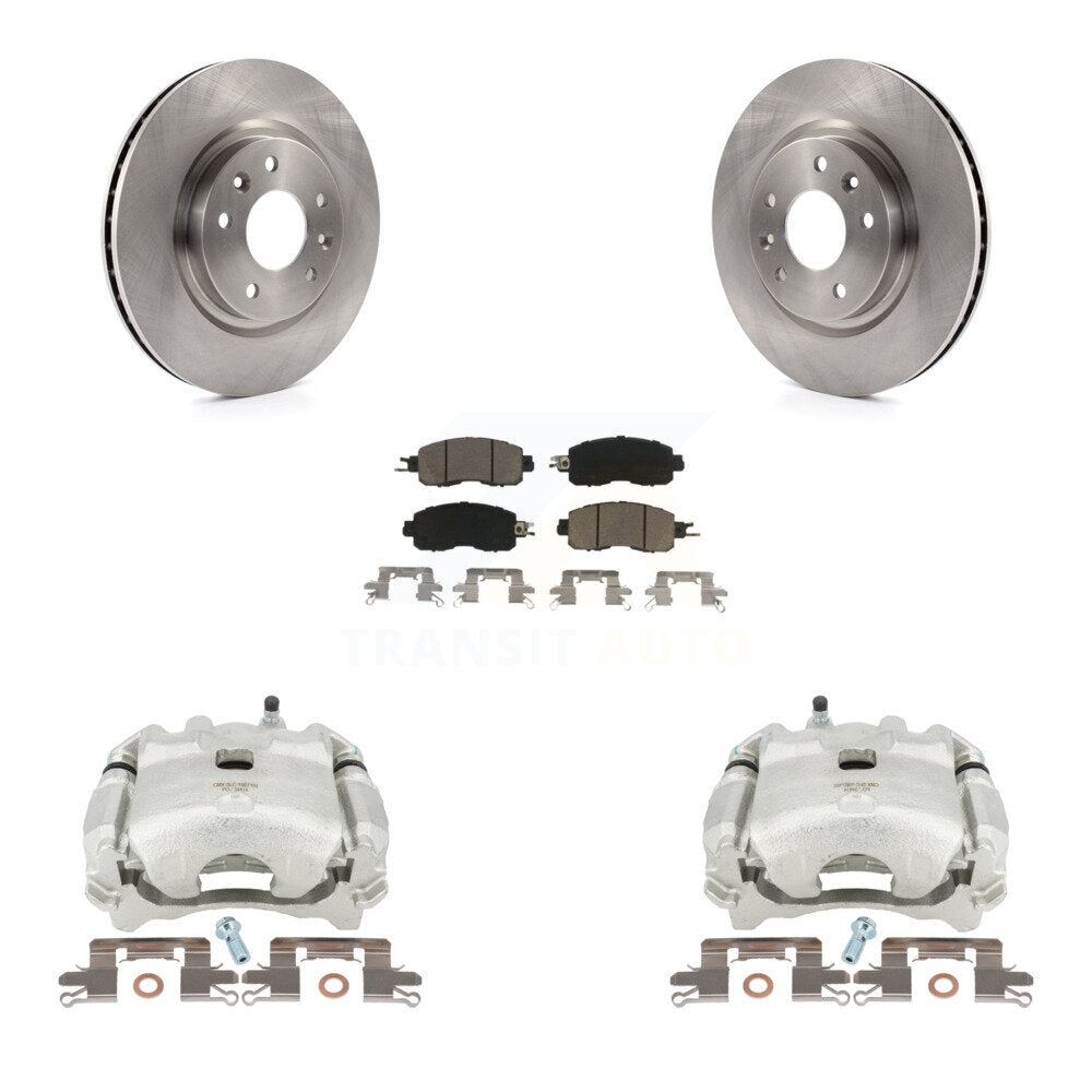 Kit de rotors d'étrier de frein à disque avant et de plaquettes en céramique pour Nissan LEAF KC8-100002
