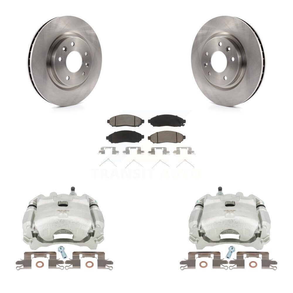 Kit de rotors d'étrier de frein à disque avant et de plaquettes en céramique pour Nissan LEAF KC8-100003