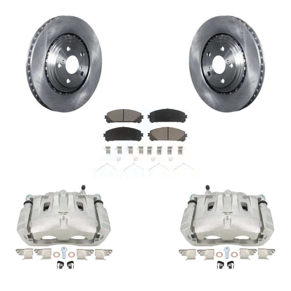 Kit de Rotor d'étrier de frein avant et de plaquettes en céramique, pour Toyota Sienna Highlander Lexu