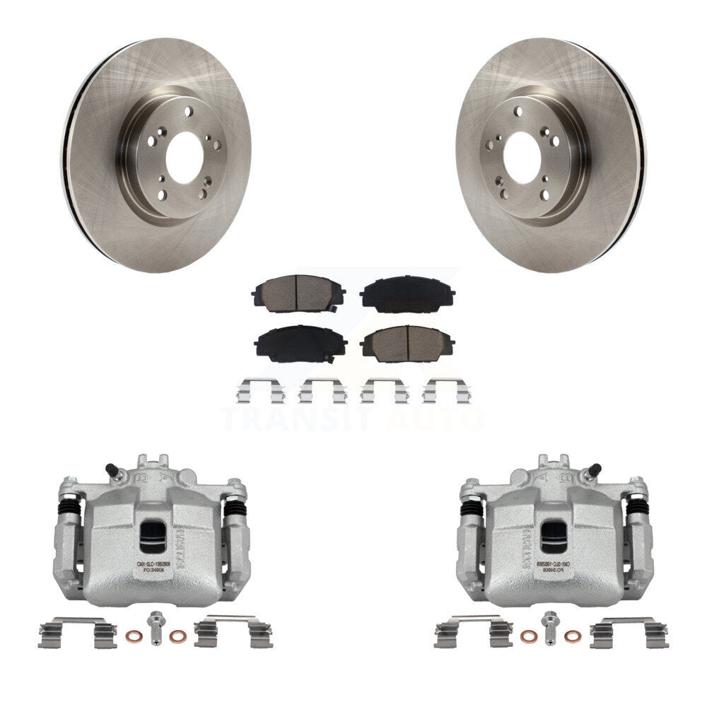 Rotors d'étrier de frein à disque avant et Kit de plaquettes en céramique pour Acura RSX type 2002 – 2006