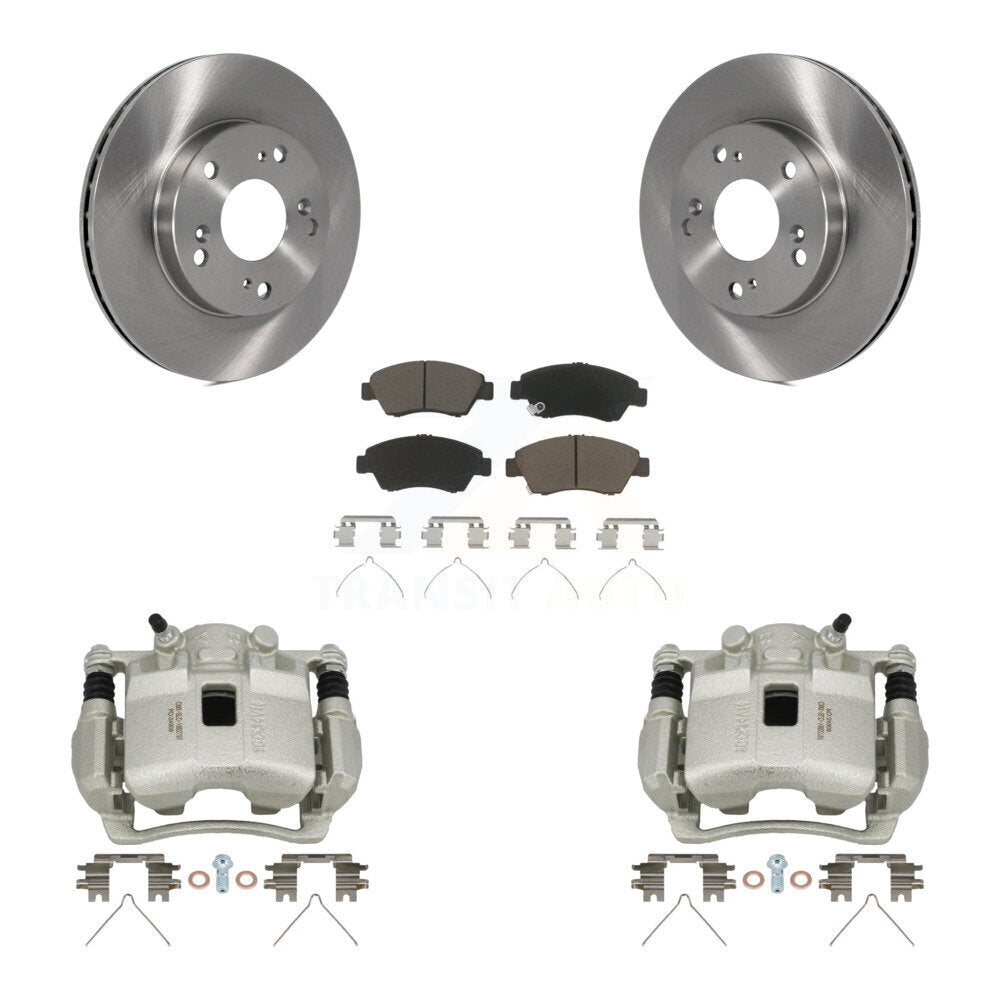 Kit de Rotors d'étrier de frein à disque avant et de plaquettes en céramique pour Honda Civic Acura RSX