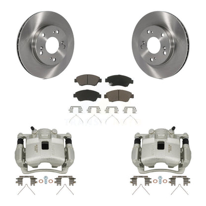 Kit de Rotors d'étrier de frein à disque avant et de plaquettes en céramique pour Honda Civic Acura RSX