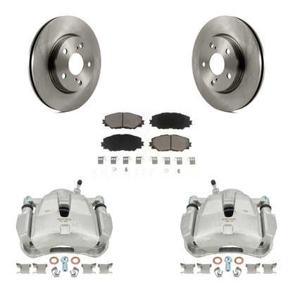 Rotors d'étrier de frein à disque avant et Kit de plaquettes en céramique pour Toyota RAV4 KC8-100013