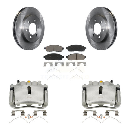 Kit de Rotor d'étrier de frein avant et de plaquettes en céramique, pour Ford F-150 Lincoln Mark LT 4W