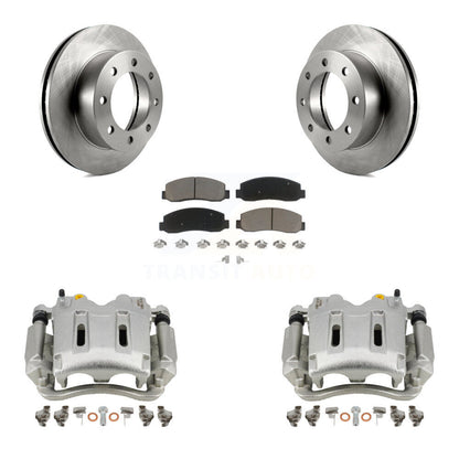 Kit de Rotor d'étrier de frein à disque avant et de plaquettes en céramique, pour Ford F-250 Super Duty F-35