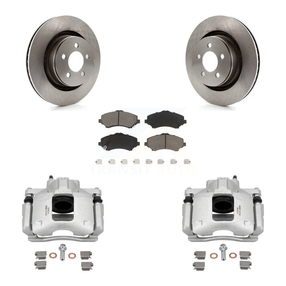 Kit de rotors d'étrier de frein à disque avant et de plaquettes en céramique pour Dodge Nitro KC8-100040
