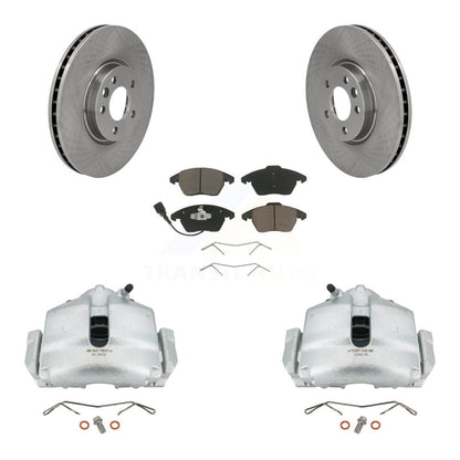 Kit de rotors d'étrier de frein à disque avant et de plaquettes en céramique pour Volkswagen CC