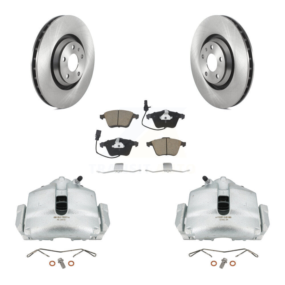 Kit de rotors d'étrier de frein à disque avant et de plaquettes en céramique pour Audi TT Quattro