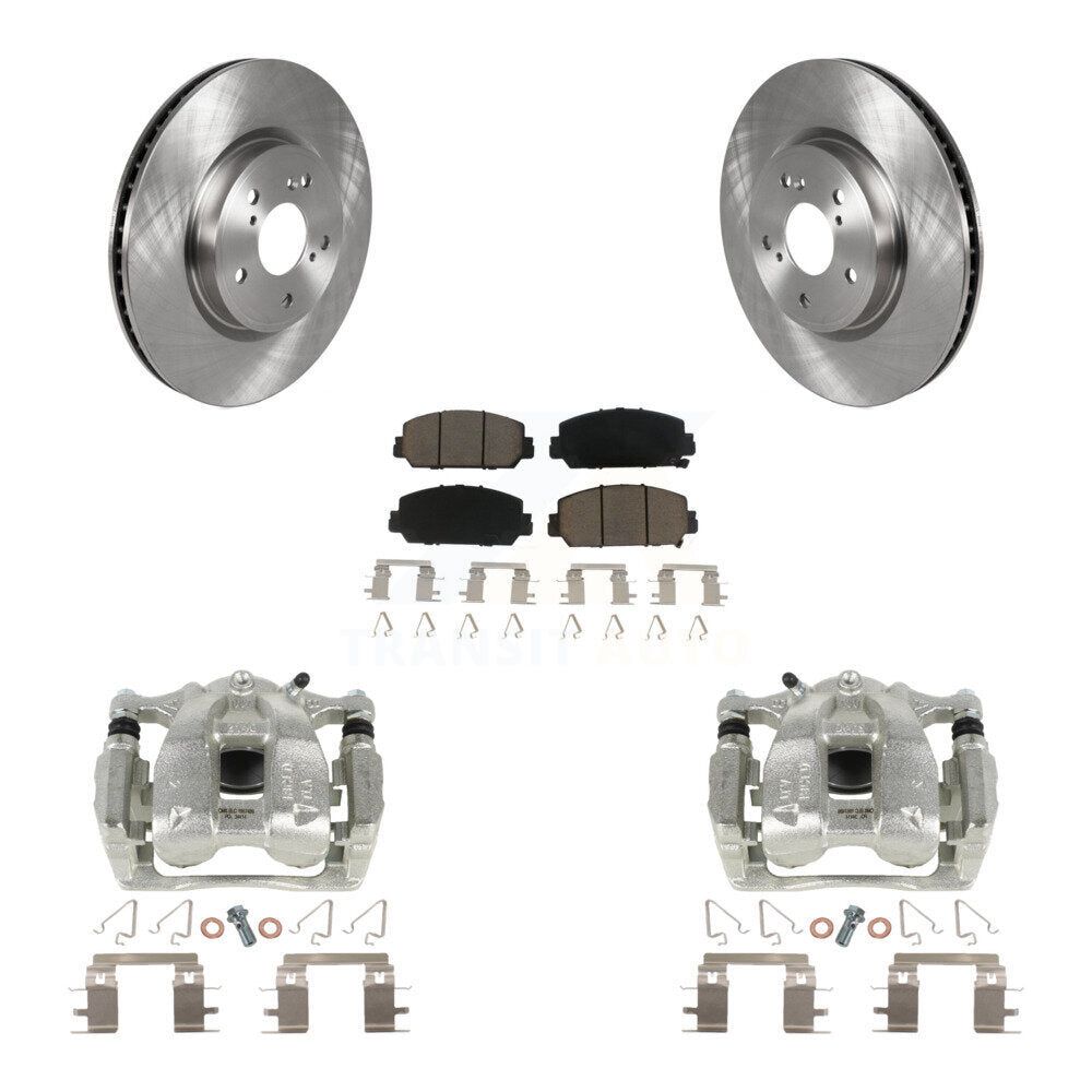 Kit de rotors d'étrier de frein à disque avant et de plaquettes en céramique pour Honda CR-V KC8-100070C