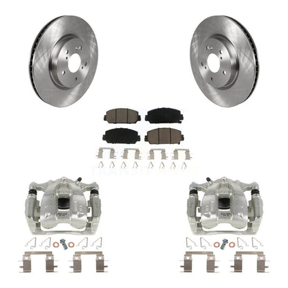 Kit de rotors d'étrier de frein à disque avant et de plaquettes en céramique pour Honda CR-V KC8-100070C
