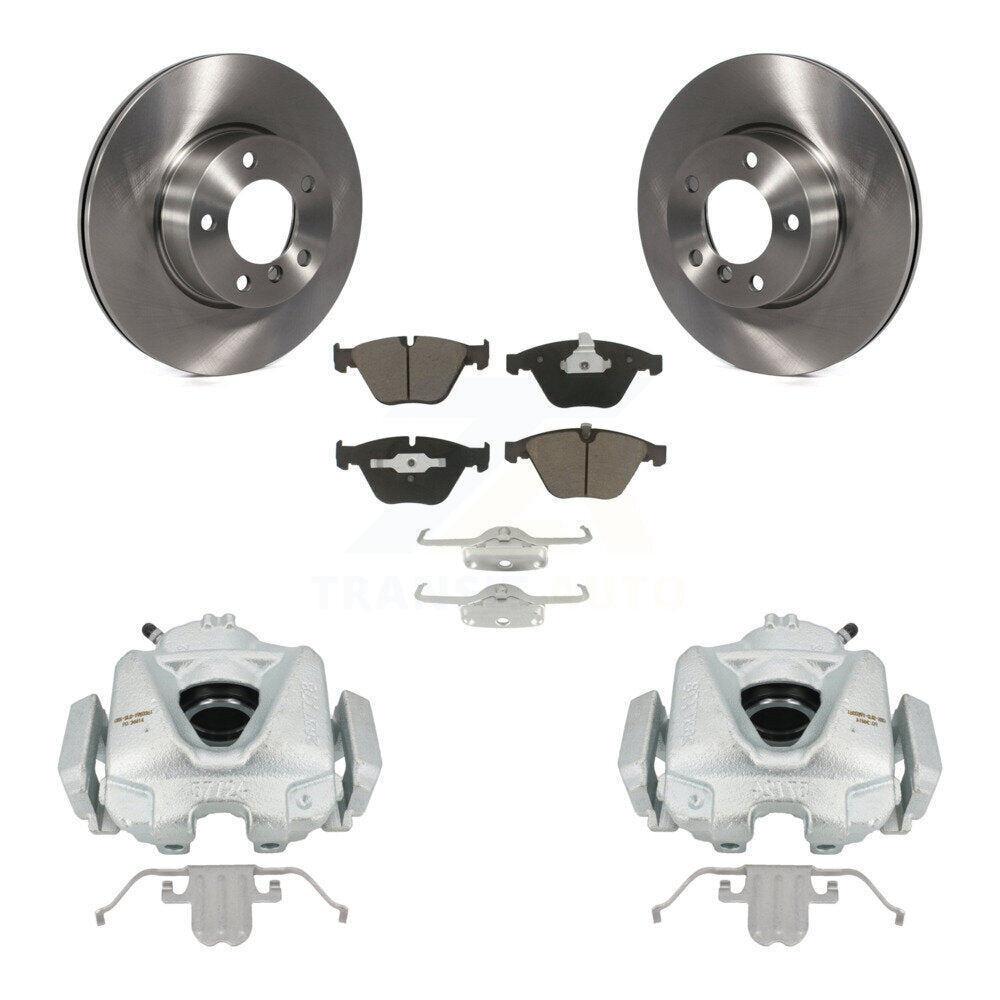 Rotors d'étrier de frein à disque avant et Kit de plaquettes en céramique pour BMW 328i xDrive X1 328x