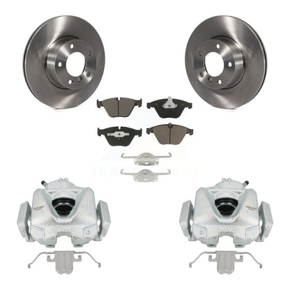 Rotors d'étrier de frein à disque avant et Kit de plaquettes en céramique pour BMW 328i xDrive X1 328x