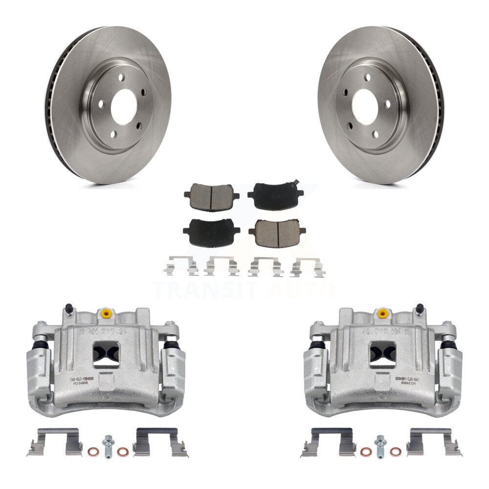 Kit de rotors d'étrier de frein à disque avant et de plaquettes en céramique pour Pontiac G6 KC8-100079C