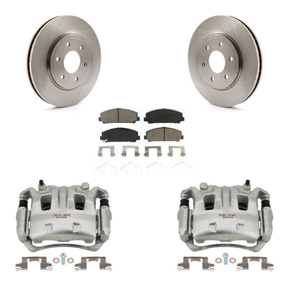 Kit de rotors d'étrier de frein à disque avant et de plaquettes en céramique pour Suzuki Equator