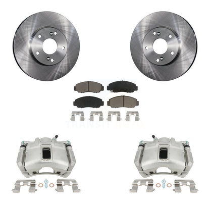Rotors d’étrier de frein à disque avant et kit de plaquettes en céramique pour Honda Accord
