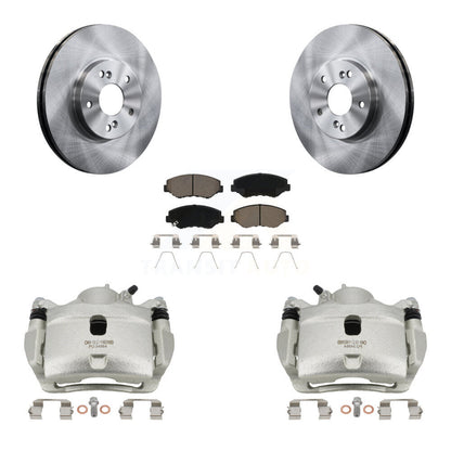 Rotors d’étrier de frein à disque avant et kit de plaquettes en céramique pour Honda Accord