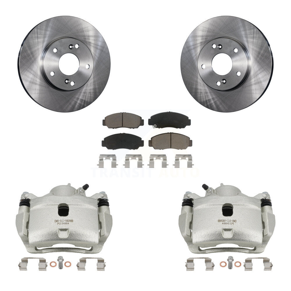 Kit de rotors d'étrier de frein à disque avant et de plaquettes en céramique pour Honda Accord 2007 2,4 l
