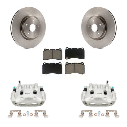 Kit de rotors d'étrier de frein à disque avant et de plaquettes en céramique pour Subaru Impreza WRX