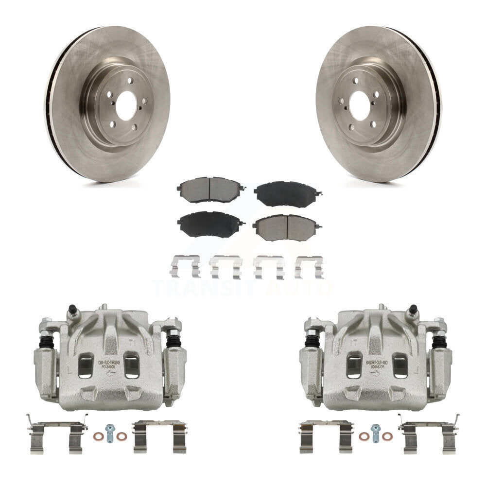 Rotor d'étrier de frein avant et Kit de plaquettes en céramique pour Subaru Forester Outback Legac