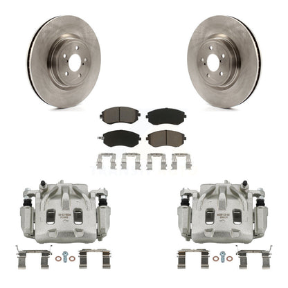 Kit de rotors d'étrier de frein à disque avant et de plaquettes en céramique pour Subaru Legacy