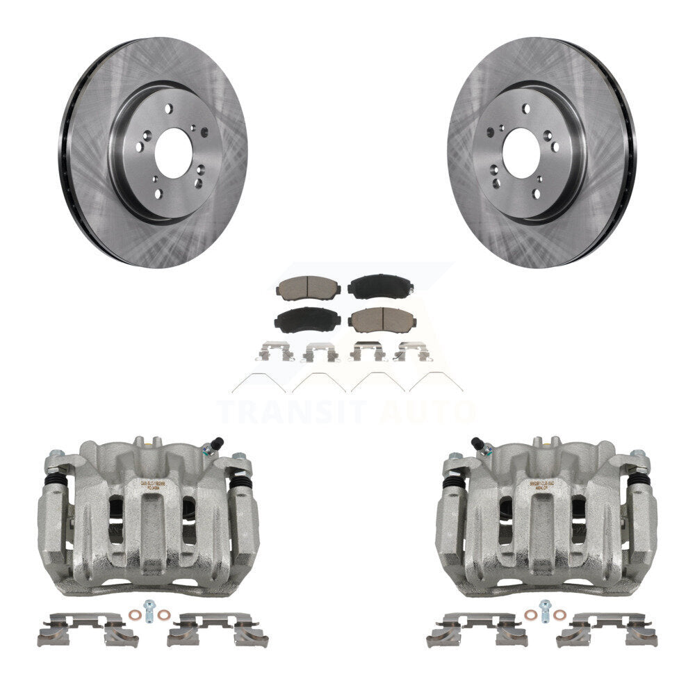 Kit de Rotor d'étrier de frein à disque avant et de plaquettes en céramique, pour Honda CR-V Crosstour Accor