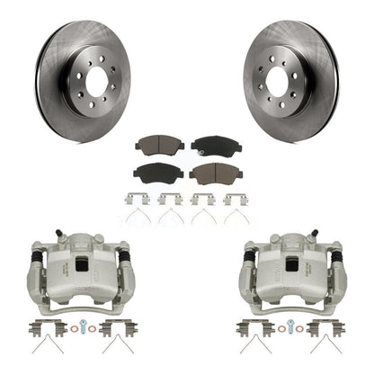 Kit de Rotors d'étrier de frein à disque avant et de plaquettes en céramique pour Honda Civic KC8-100121