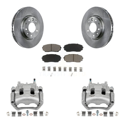 Kit de rotors d'étrier de frein à disque avant et de plaquettes en céramique pour Mazda CX-7 Ford Edge
