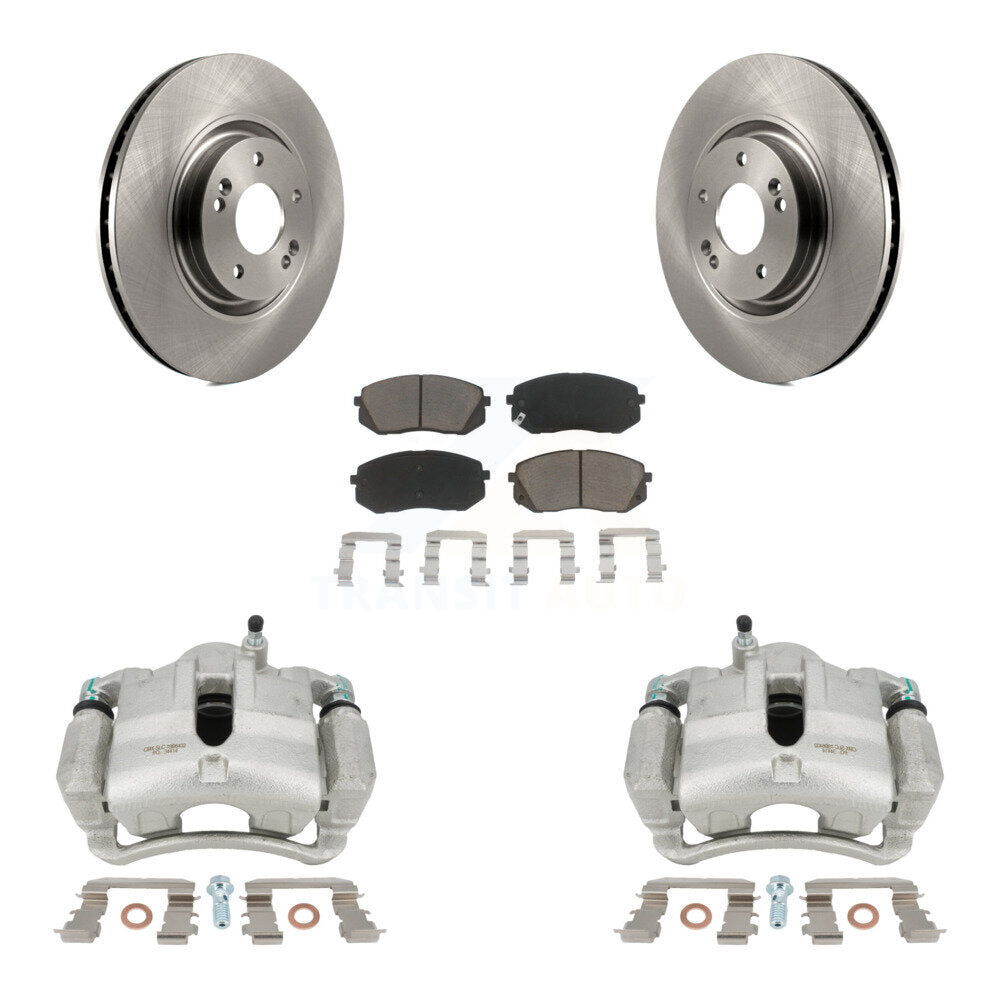 Kit de rotors d'étrier de frein à disque avant et de plaquettes en céramique pour Hyundai Tucson