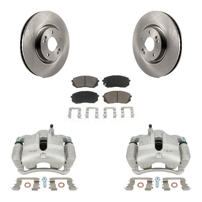Kit de rotors d'étrier de frein à disque avant et de plaquettes en céramique pour Hyundai Tucson
