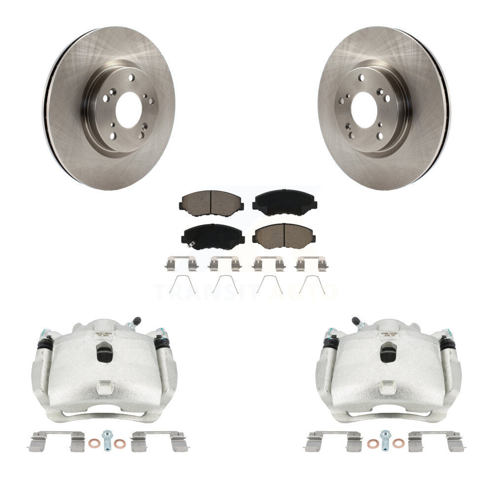 Kit de Rotors d'étrier de frein à disque avant et de plaquettes en céramique pour Honda Civic Acura ILX