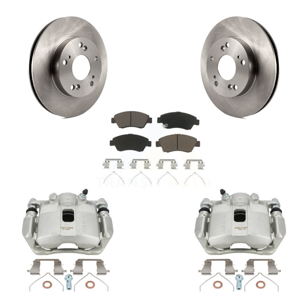 Kit de Rotors d'étrier de frein à disque avant et de plaquettes en céramique pour Honda Civic Acura ILX