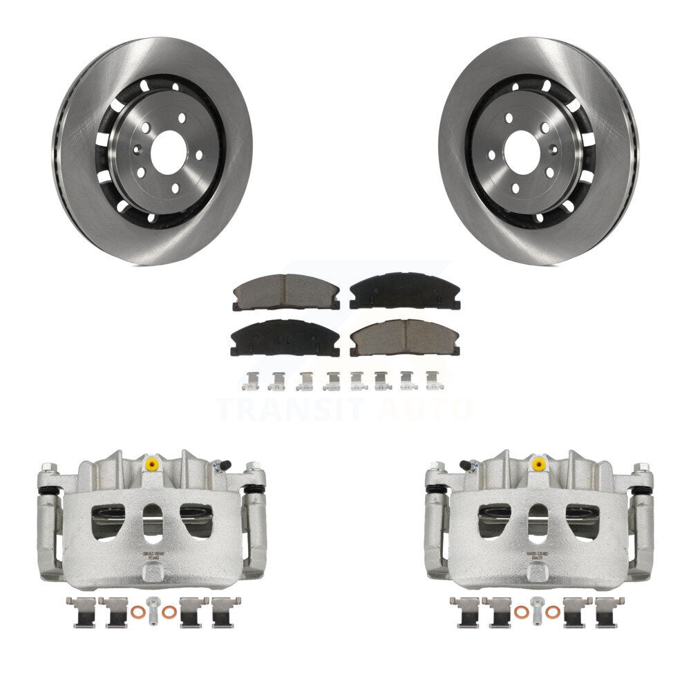 Kit de Rotor d'étrier de frein avant et de plaquettes en céramique, pour Ford Explorer Flex Taurus Polic