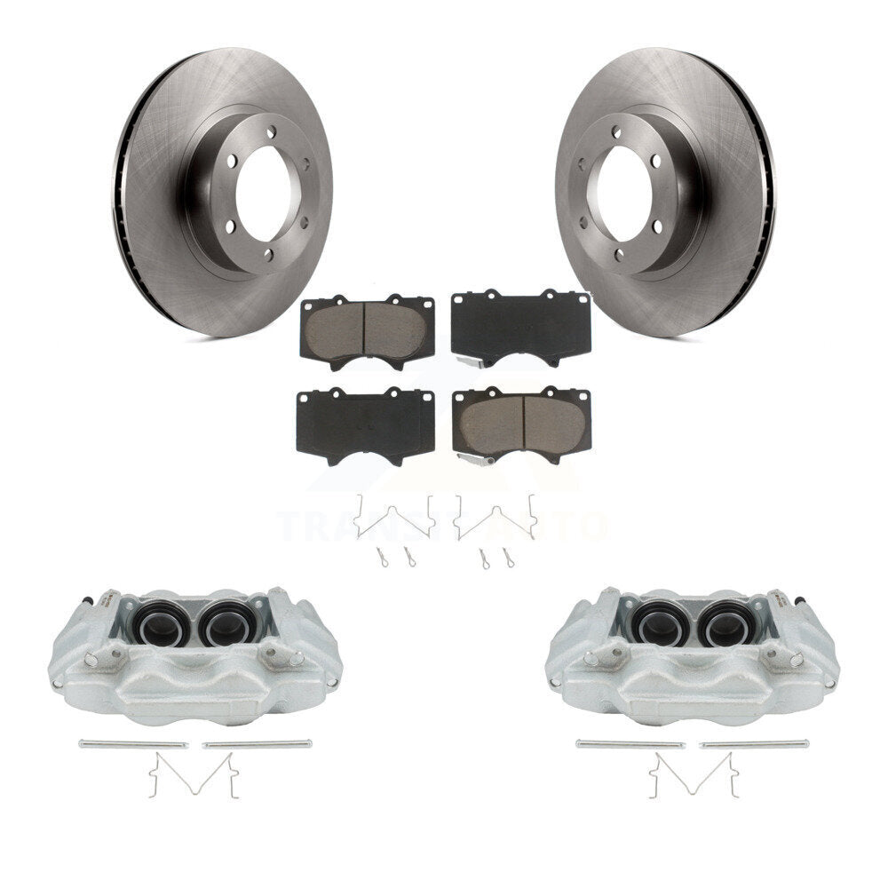 Rotors d’étrier de frein à disque avant et kit de plaquettes en céramique pour Lexus GX470 2003-2009